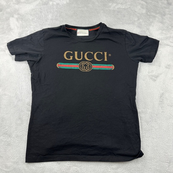 Gucci Other - Gucci Logo Black T Shirt Men’s Size M